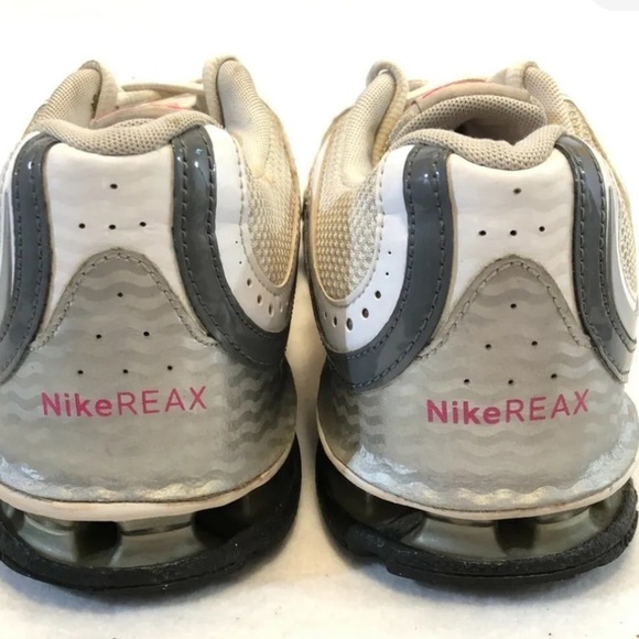 Nike Reax Run 5 Womens Size 9 White Silver Athletic Running Shoes 407987-116 - Picture 7 of 8